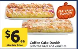 Vons Coffee Cake Danish offer