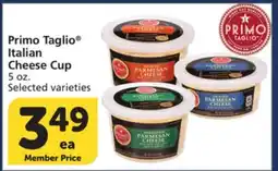 Vons Primo Taglio Italian Cheese Cup offer