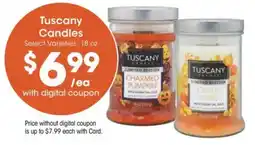 Kroger Tuscany Candles offer