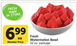 Vons Fresh Watermelon Bowl offer