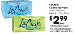 Kroger LaCroix Sparkling Water offer
