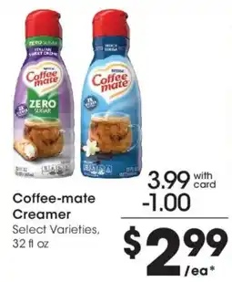 Kroger Coffee-mate Creamer offer