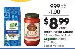 Kroger Rao's Pasta Sauce offer