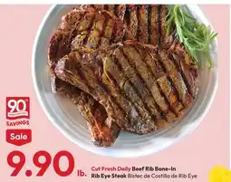 Stater Bros Cut Fresh Daily Beef Rib Bone-In offer