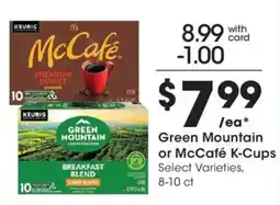 Kroger Green Mountain or McCafe K-Cups offer