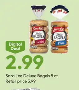 Stater Bros Sara Lee Deluxe Bagels offer