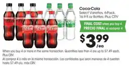Food 4 Less Coca-Cola Select Varieties offer