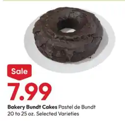 Stater Bros Bakery Bundt Cakes offer