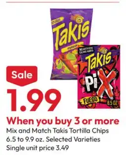Stater Bros Takis Tortilla Chips offer