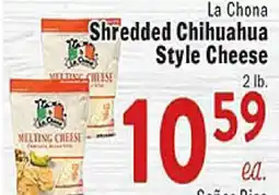 Rio Valley Market La Chona Shredded Chihuahua Style Cheese offer