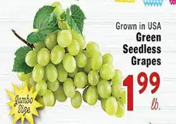 Rio Valley Market Green Seedless Grapes offer
