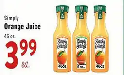 Rio Valley Market Simply Orange Juice offer