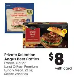 Kroger Private Selection Angus Beef Patties offer