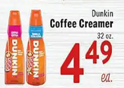 Rio Valley Market Dunkin Coffee Creamer offer
