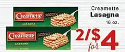 Rio Valley Market Creamette Lasagna offer