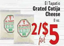 Rio Valley Market El Tapatio Grated Cotija Cheese offer