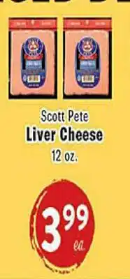 Rio Valley Market Scott Pete Liver Cheese offer