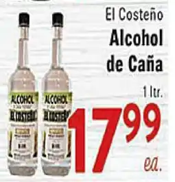 Rio Valley Market El Costeño Alcohol de Caña offer