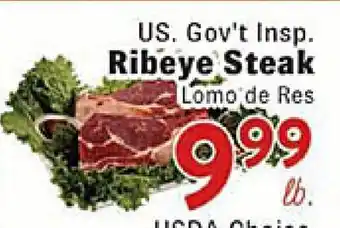 Rio Valley Market US. Gov't Insp. Ribeye Steak offer