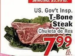 Rio Valley Market U.S. Gov't Insp. T-Bone Steak offer