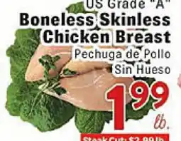 Rio Valley Market US Grade A Boneless Skinless Chicken Breast offer