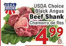 Rio Valley Market USDA Choice Black Angus Beef Shank offer