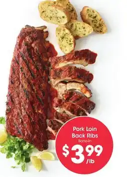 Food 4 Less Pork Loin Back Ribs offer