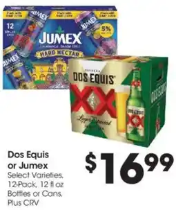Food 4 Less Dos Equis or Jumex offer