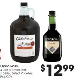 Food 4 Less Carlo Rossi Port offer