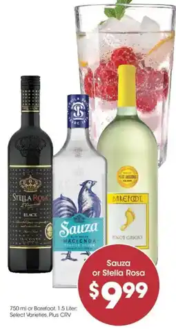 Food 4 Less Sauza or Stella Rosa offer