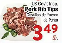 Rio Valley Market US Gov't Insp. Pork Rib Tips offer