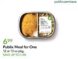 Publix Publix Meal for One offer