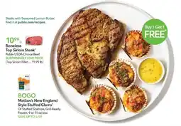 Publix Matlaw's New England Style Stuffed Clams offer