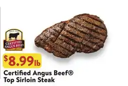 Fresh Thyme Certified Angus Beef Top Sirloin Steak offer