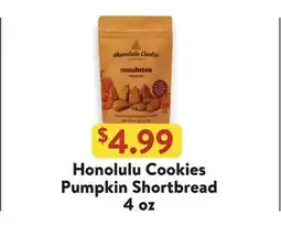 Fresh Thyme Honolulu Cookies Pumpkin Shortbread offer