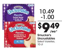 Food 4 Less Smucker's Uncrustables offer