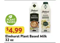 Fresh Thyme Elmhurst Plant Based Milk offer