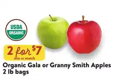 Fresh Thyme Organic Gala or Granny Smith Apples offer