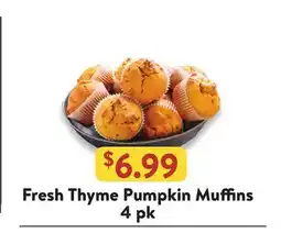 Fresh Thyme Fresh Thyme Pumpkin Muffins offer