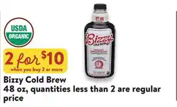 Fresh Thyme Bizzy Cold Brew offer