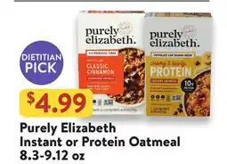 Fresh Thyme Purely Elizabeth Instant or Protein Oatmeal offer
