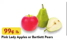 Fresh Thyme Pink Lady Apples or Bartlett Pears offer