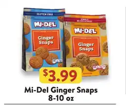 Fresh Thyme Mi-Del Ginger Snaps offer