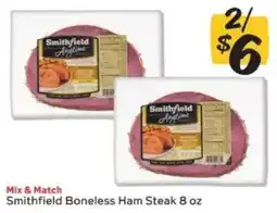 Winn Dixie Smithfield Boneless Ham Steak offer