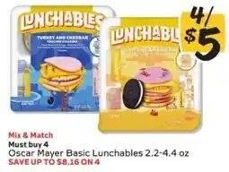 Winn Dixie Oscar Mayer Basic Lunchables offer