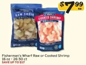 Winn Dixie Fisherman's Wharf Raw or Cooked Shrimp offer