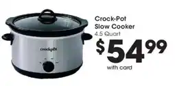Kroger Crock-Pot slow cooker offer