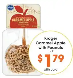 Kroger Kroger caramel apple with peanuts offer