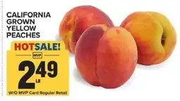 Food Lion California grown yellow peaches offer