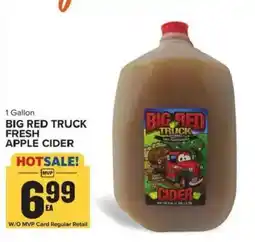 Food Lion Big Red Truck Fresh Apple Cider offer
